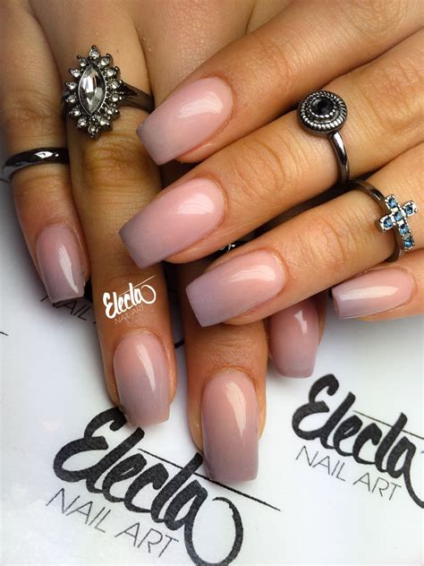 ombre nails nude and white|40 Beautiful Ideas of Nude Ombre Nails to Try ASAP